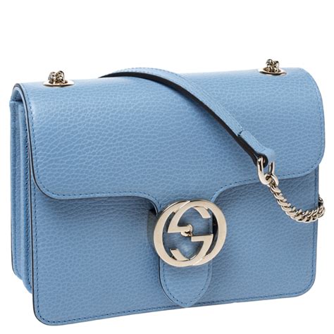 gucci small purse blue|gucci outlet interlocking blue bag.